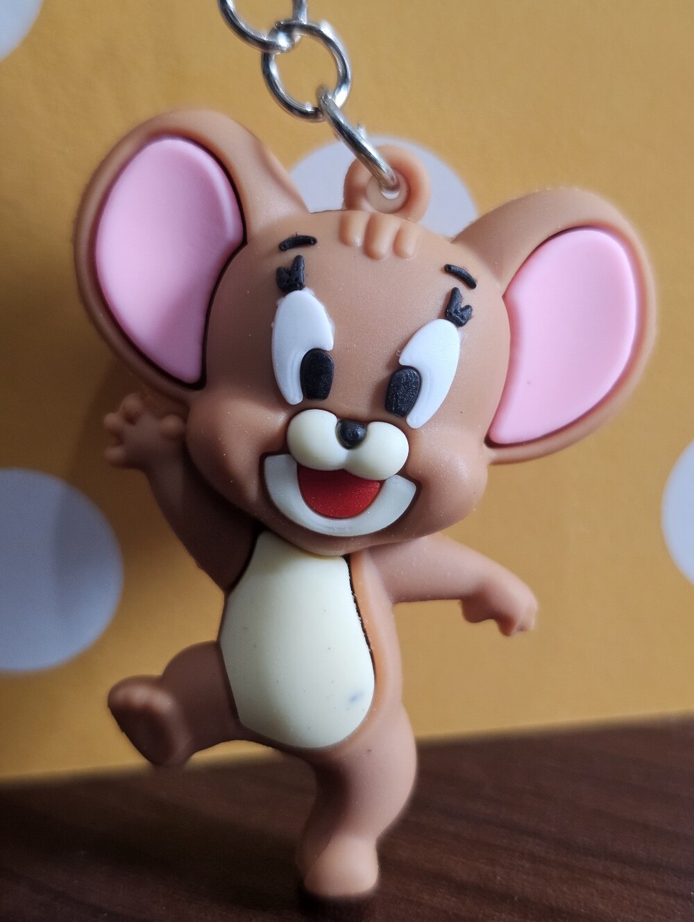 Cartoon Mouse Keychain So Cute L👀K New  Purse Charm Tom & Jerry